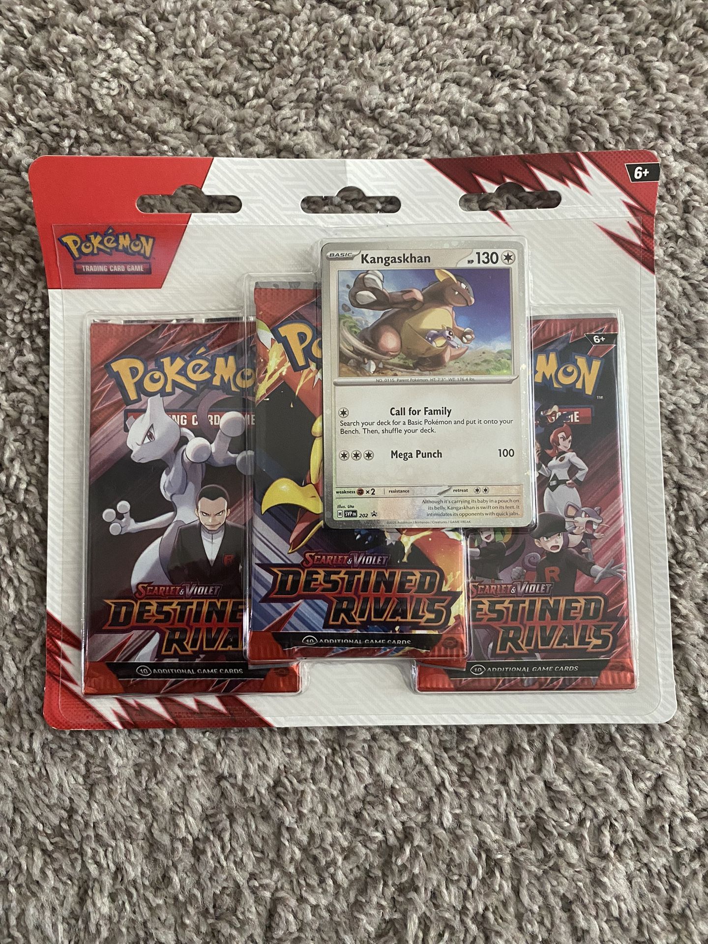 Pokemon Destined Rivals 3-pack Blister