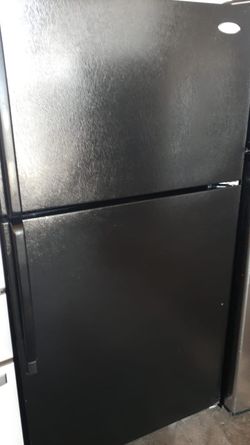 Whirlpool Top Mount Black Refrigerator
