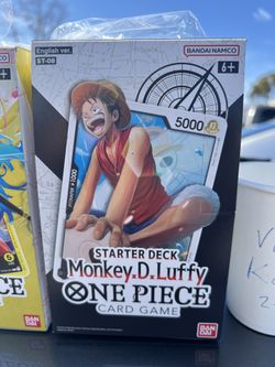One Piece Card Game Starter Deck ST-08 ST-09 Luffy Yamato