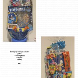 Sonic The Hedgehog Easter Basket