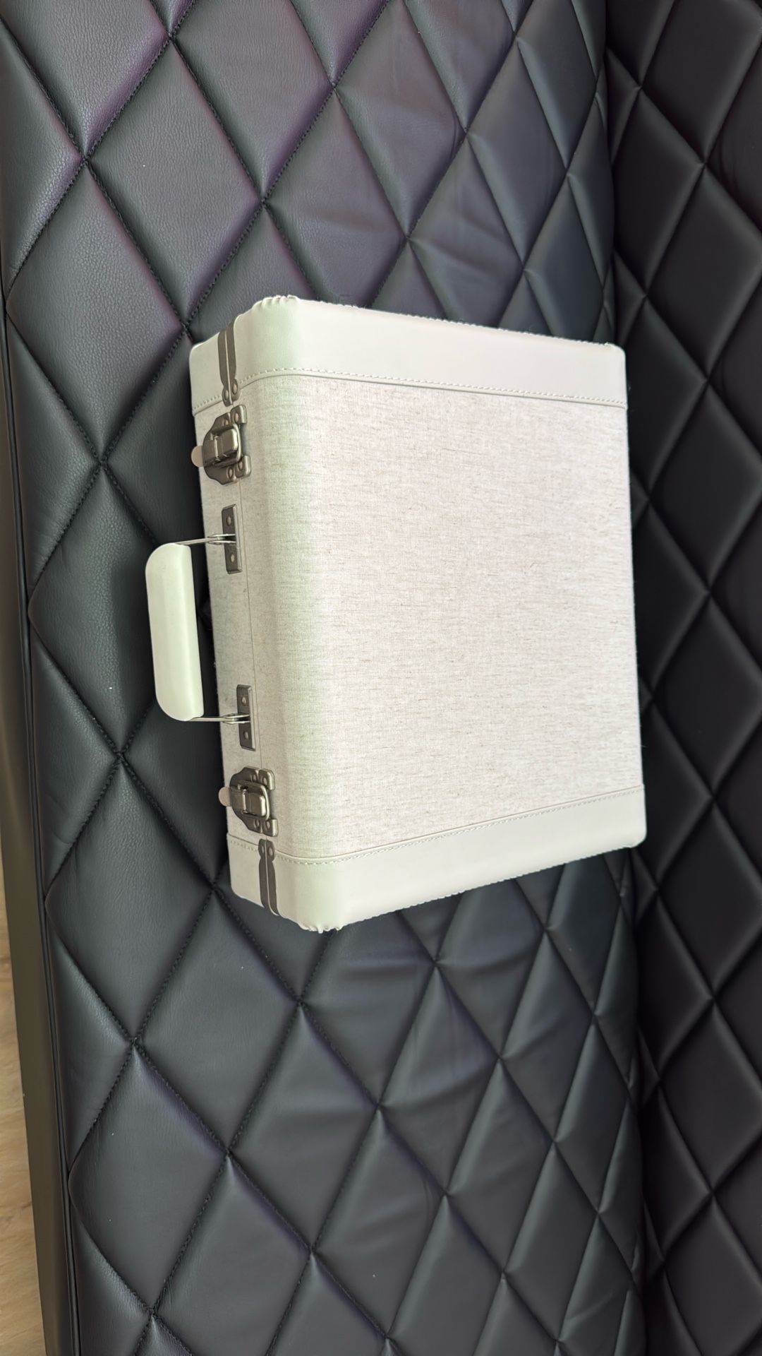 White Crosley Record Player