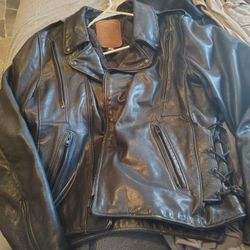 Genuine Leather Z1R Drag Specialties Jacket