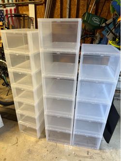 Container Store Shoe boxes