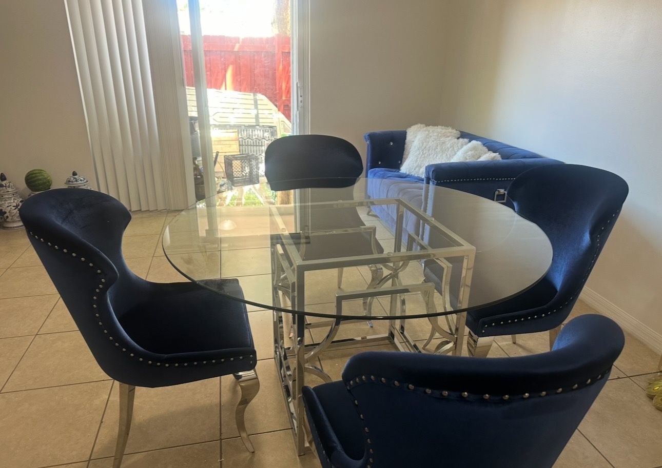 ROUND dining table - SILVER BASE ππ»ππ»ππ»