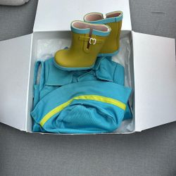 American girl Rain Coat And Boots