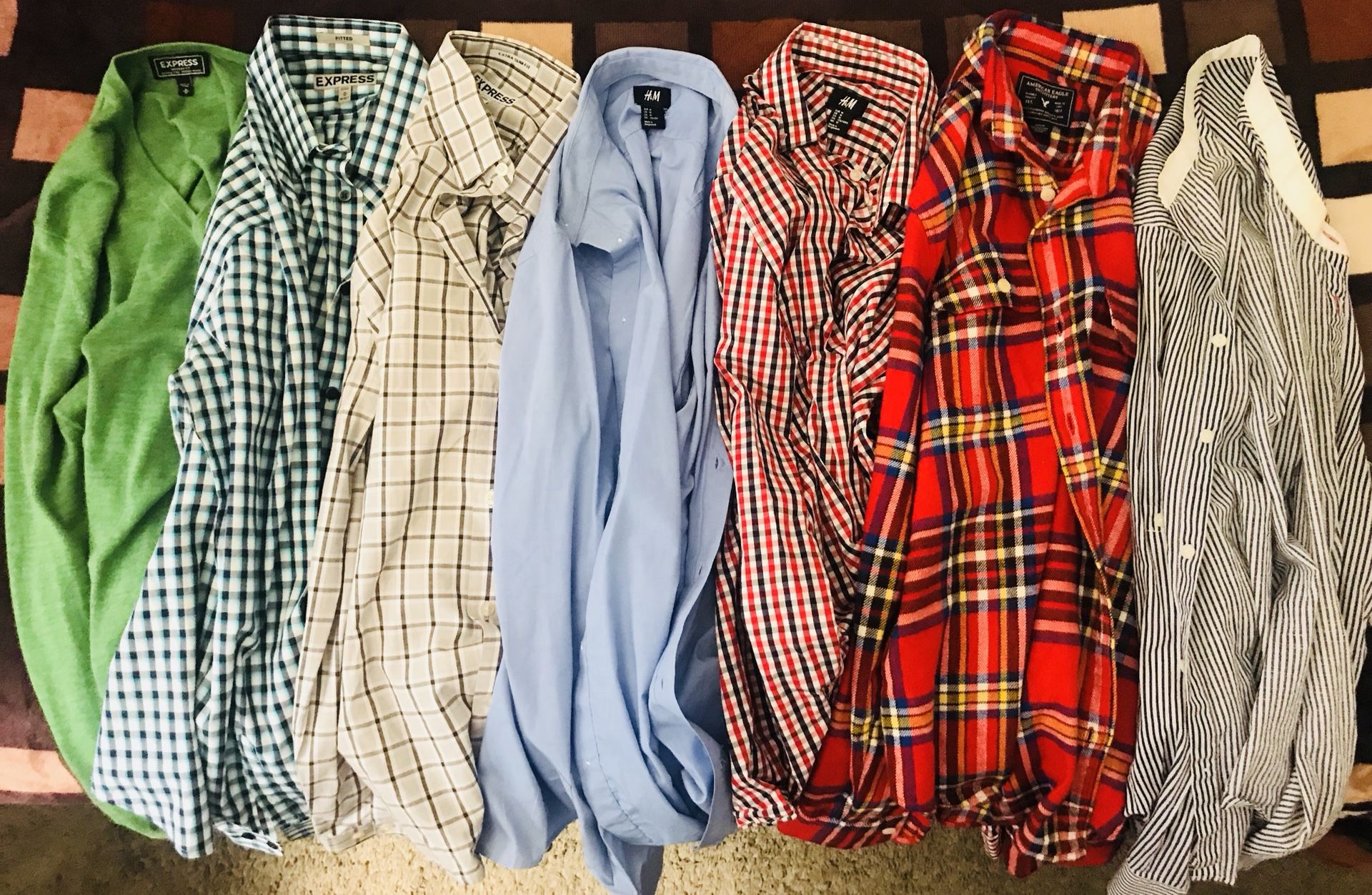 All size M different brands