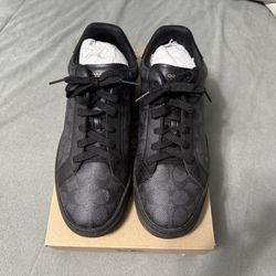 Black Coach Shoes Size 10
