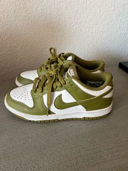 Nike Dunk Low Olive Green White Sneakers