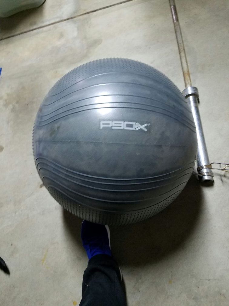 P90x exercise ball