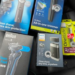 BRAND NEW IN BOX ALL SHAVERS $20-40 EACH
