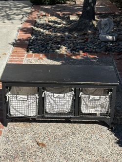 Free Shoe Bench With Storage