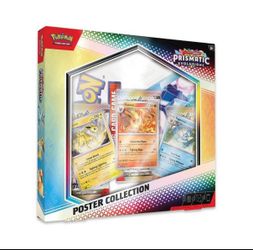 Pokemon TCG Scarlet & Violet Prismatic Evolutions Poster Collection Box
