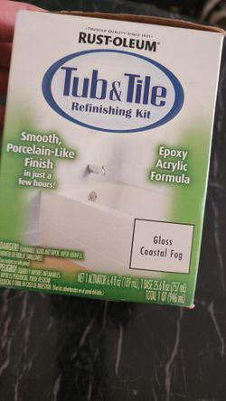 Rust-Oleum Tub & Tile Refinishing Kit Gloss Coastal Fog