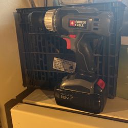 Porter Cable Drill With 18V Battery 