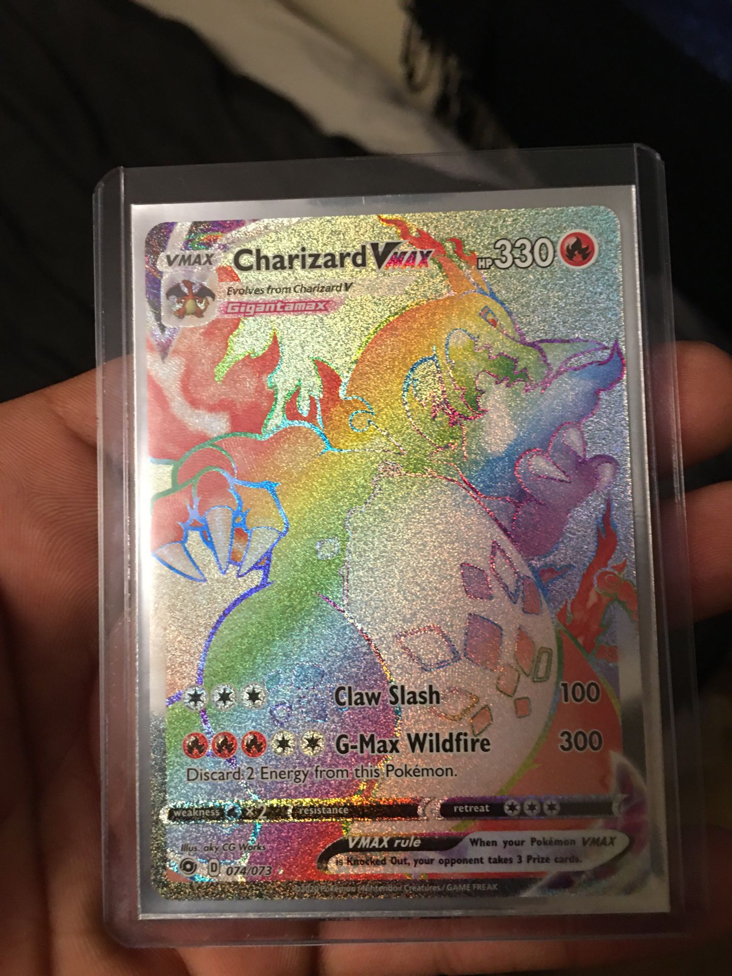 Rainbow rare Charizard Vmax