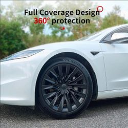 Tesla Wheel Cover for Model 3 Highland (2024-2025) Hubcaps 18 inch Hubcaps 4PCS