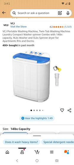 Portable washer and dryer