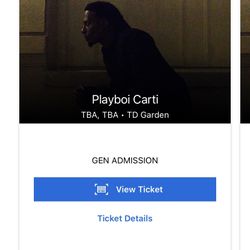 2 VIP Package Carti Tickets 