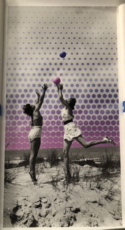 Vintage Beach Ball Canvas Print