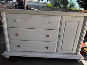 White dresser