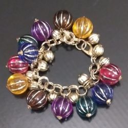 Rainbow Color Chunky Bracelet