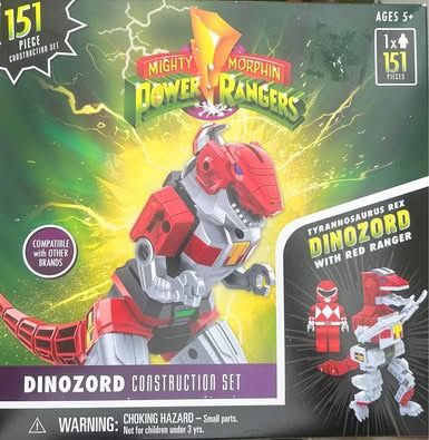 new sealed power rangers dimozord construction set