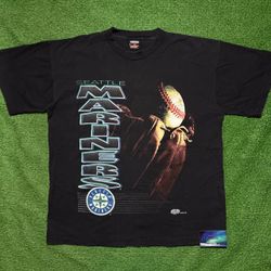 Vintage Seattle Mariners Shirt Large Great Condition