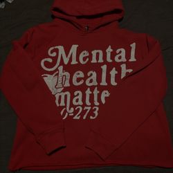 Red Mental Health Matters Hoodie