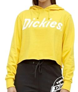 Cropped genuine logo hoodie