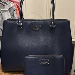 Large Kate Spade Tote and Wallet