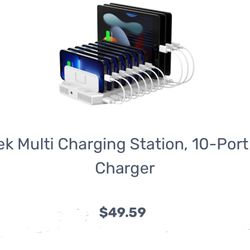 Unitek Multi Charging Station, 10-Port USB Charger