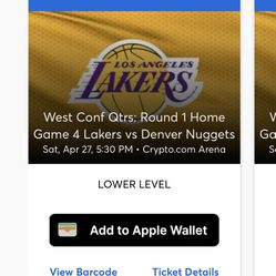 Lakers vs Nuggets Game 4