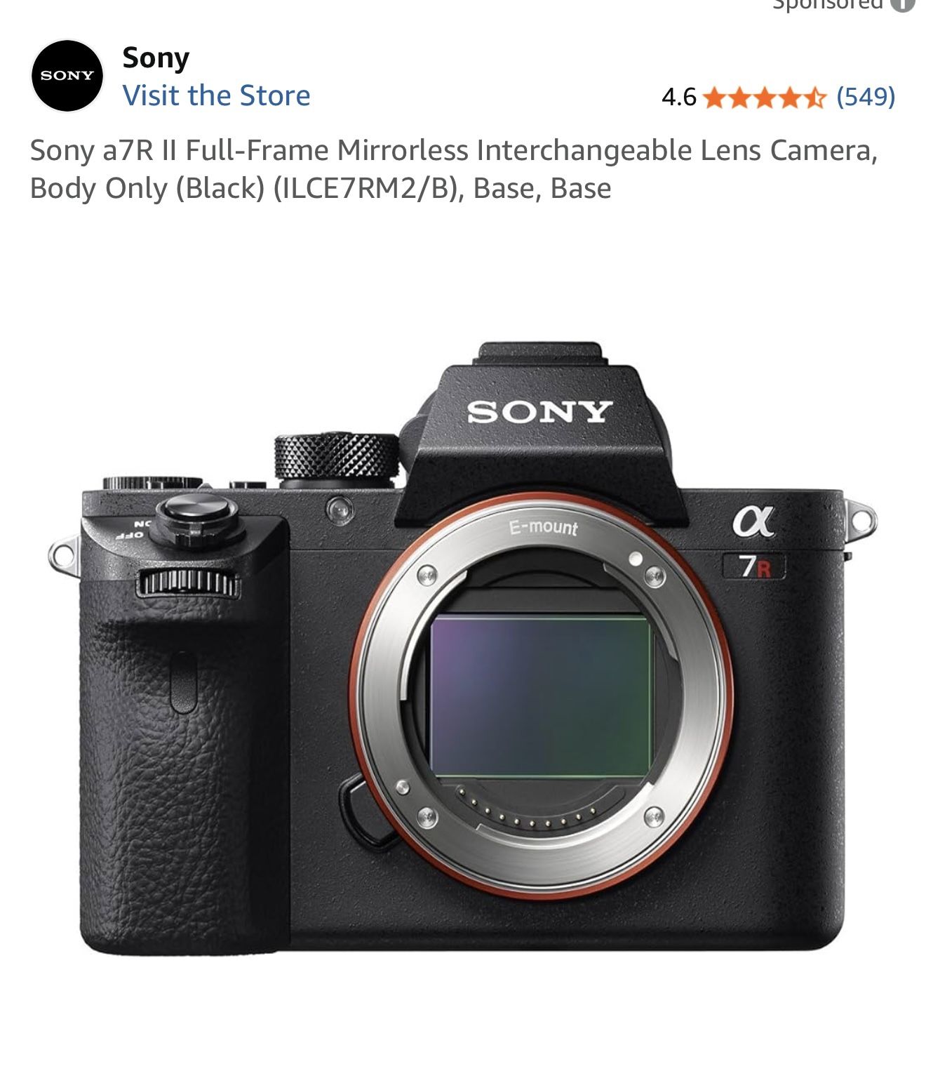 Sony a7R Il Full-Frame Mirrorless with Rokinon AF 85mm F1.4 Auto Focus
