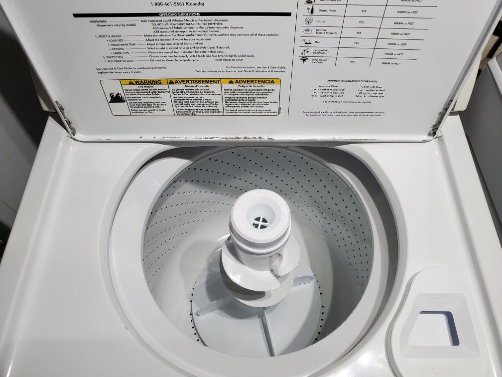 Whirlpool washer& dryer