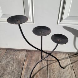 Metal 3 Arm Candelabra