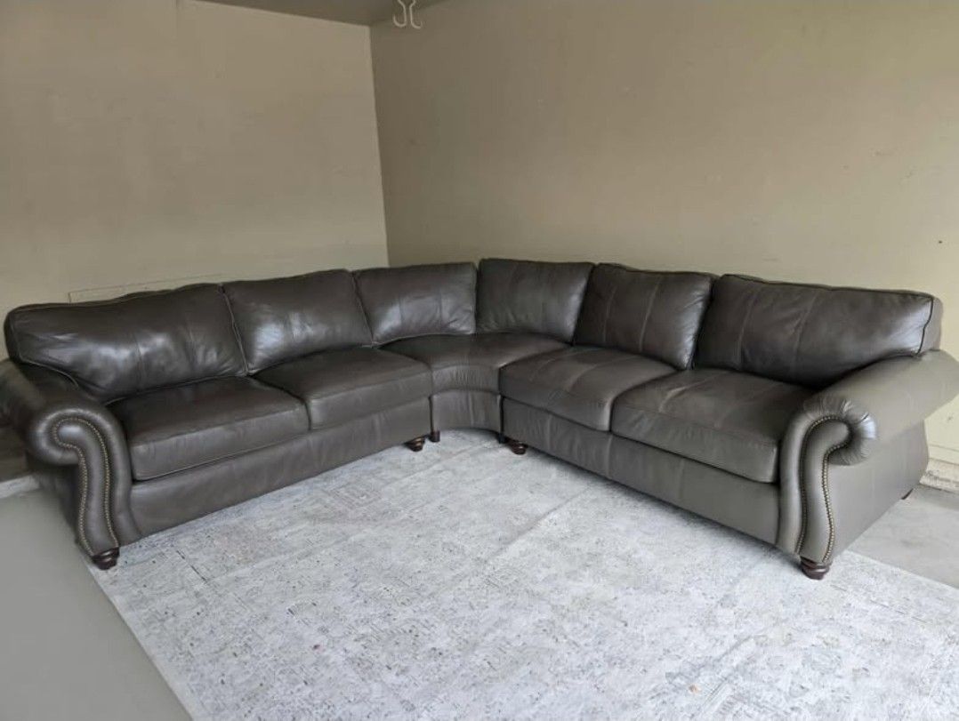 Leather Sectional