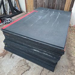 1/2" rubber workout mats stall mats 4'x6'