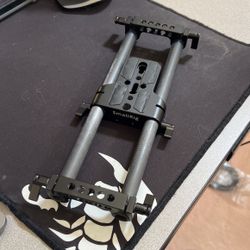 Smallrig Camera Base Plate With 15mm Carbon Rails