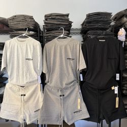 Fear of God Essential shirts and shorts