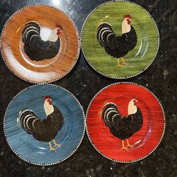 Rooster Plates. $25