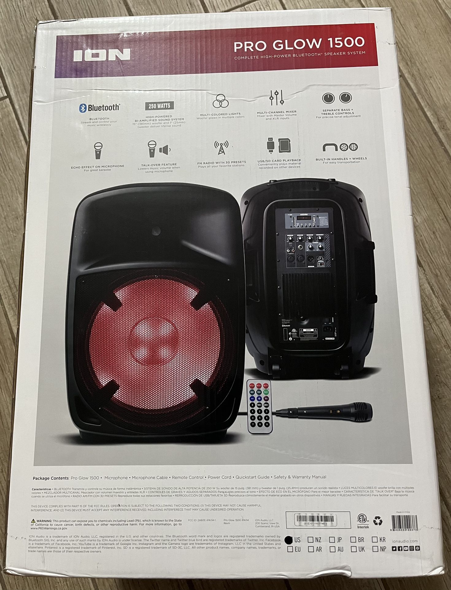 ION Pro Glow 1500 Speaker 