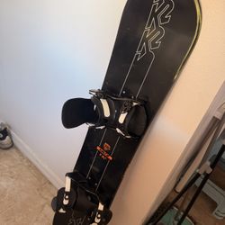 Like New Beginner Snowboard w/ Bindings – $250 (Walnut) 