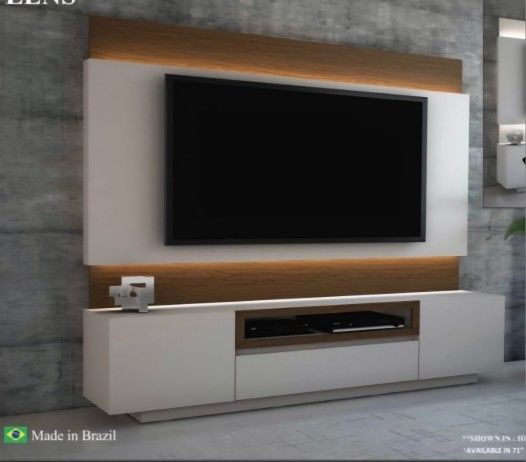 TV CONSOLE WITH ATTACHED PANEL NEW IN BOX 