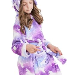 New girl Bathrobe With Mask 7-8Years Old 