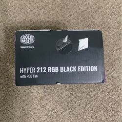 Cooler Master Hyper 212 RGB Black I Edition 57.3 CFM CPU Cooler