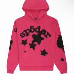 Sp5der Pink Hoodie
