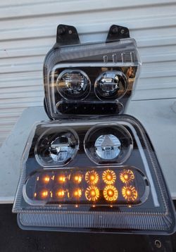 19-22 Kenworth W990 LED DRL Projector Headlights Luces Focos Micas Faros Faroles Headlamps