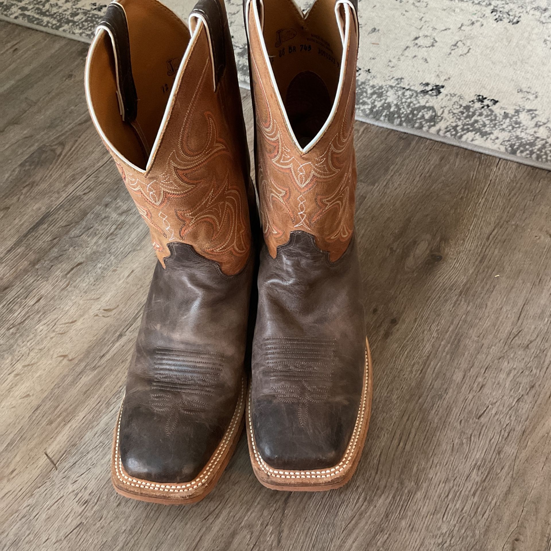 Men’s All Leather Cowboy Boots