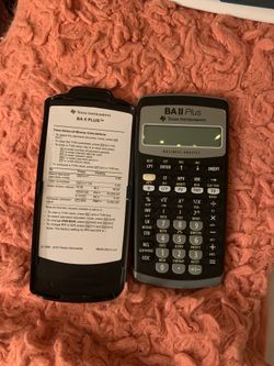 Financial Calculator BA II Plus