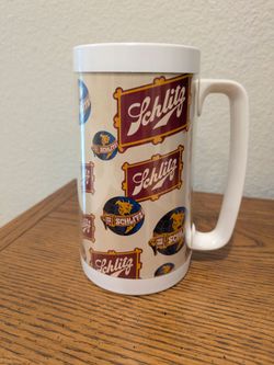 Vintage Schlitz Beer Insulated Therma Serv Mug
